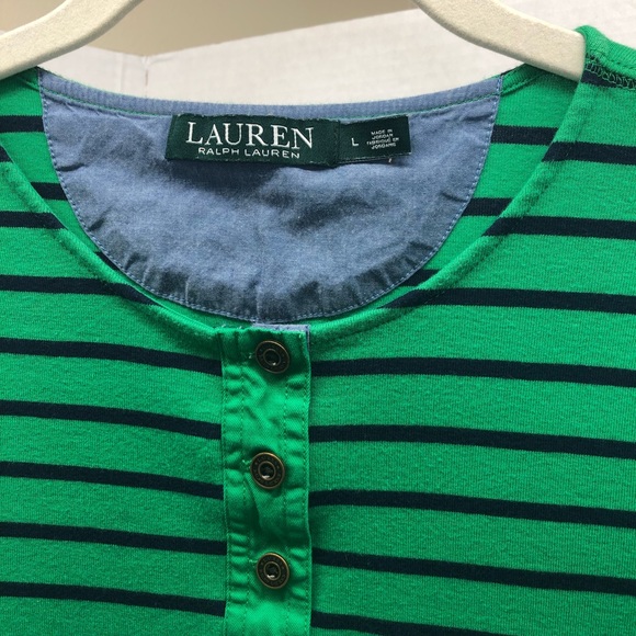 Lauren Ralph Lauren L pullover Henley top - Picture 3 of 5